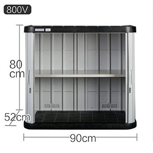 KPOON Outdoor Storage Locker Werkzeugkasten Balkon Außen Locker Sonnenschutz wasserdichter Garten-Werkzeug… – Bild 4