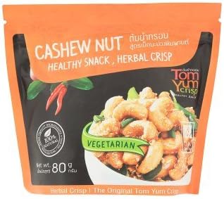 Thai Tanya Cashew Nut Tom Yum Crisp Healthy Snack 80g