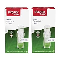 Playtex Baby Nurser Drop-Ins Baby Bottle Disposable Liners, Closer to Breastfeeding, 8 oz, 200 Count