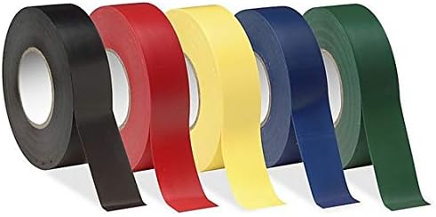 Premium Electrical PVC Insulation Tape Flame Retardant 19mm x 33m All Colours (Red)