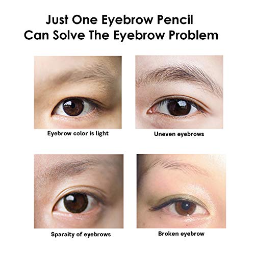 Eyebrow Tattoo Pen, 3PCS Microblading Eyebrow Pencil with a Micro-Fork Tip Applicator Long Lasting, Waterproof, Smudge Proof For Fuller Natural Looking Brows