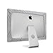 Womdee Computer Screen Cover, 27 Inch Monitor Dust Cover for Apple iMac 27″ / iMac Pro 27″, High Elastic Fabric Cover to Comprehensive Protection Your Screen-Whitethumb 3