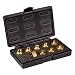 POWERTEC 71051 Router Template Guide Bushing Set w/ 10pc Brass Precision Machined Components and Molded Carrying Case primary