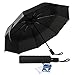 Pixi Air Travel Umbrella- Top Windproof Compact Double Canopy Lightweight Wind Resistant & Sunproof Umbrella- Best Folding Sturdy Auto Open/ Close Portable Umbrella, Easily Carried In All Your Travels