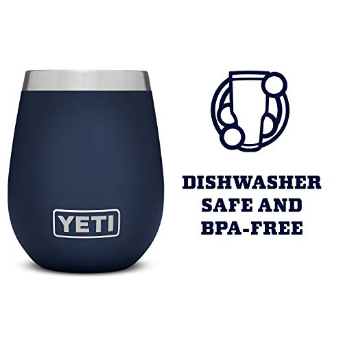 YETI Rambler 10 oz Stainless Steel Vacuum Insulated Wine Tumbler