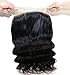 Beauty Forever Brazilian Body Wave Hair 360 Lace Frontal Closure With Bundles, 100% Unprocessed Human Virgin Hair (14 16 18+12, 360 Lace Closure)