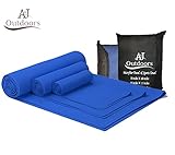 The Most Absorbent 1-3PK Premium Microfiber Towel/Travel Towel/Sports Towel | Free Carry Bag | XL 60”x30”, Med. 30”x15”, Small 15”x15”|Quick Drying | Ultra Compact for Travel, Beach, Yoga and Swimming