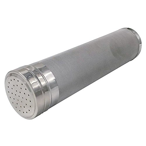 Happybrew 300 Micron Mesh Stainless Steel Dry Hopper for Cornelius Kegs Corny Keg Homebrewing,70mmx300mm by