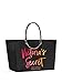 Victoria's Secret Angel City Tote, Black/Ombre Script