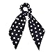 10 Pcs Chiffon Hair Scrunchies Elastic Hair Bands Hair Scarf Floral Hair Ties 2 in 1 Vintage Ponytail Holder Hair Accessories for Women Girls
