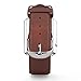 LoHi Leather Watch Strap Replacement with Stainless Metal Buckle for iWatch Series 3 Series 2 Series 1 Sport and Edition 42mm Brown