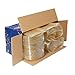 BUCLA 300PCS Gold Glitter Plastic Dessert Set-Include 100pcs Plastic Plates 6.5inch,100pcs Plastic Dessert Forks 5inch and 100 Disposable 9oz Gold Glitter Plastic Cups Perfect for Weddings& Parties