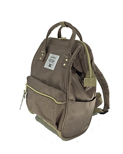 Anello Nylon Square Shaped Mini Backpack Gray Beige | Desertcart Guyana