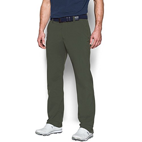 Under Armour Men's Match Play Golf Pants, Downtown Green /Downtown Green, 30/36