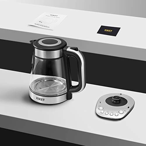 image for Glass Electric Kettle Temperature Control Tea Kettle 1.7L Hot Water Ke