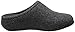 FitFlop Women's Shuv Felt, Anthracite, 7 M US