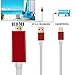 HDMI Cable, 6.4Ft MHL To HDMI Cable 1080P HDTV Adapter for iPhone 7 plus 7 6s plus 6 5s SE 5 Update Version