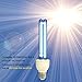 UV Germicidal Lamp Compact UVC Light Bulb E26 25w 110v Covers up to 400sq ft. UVC Ozone Free