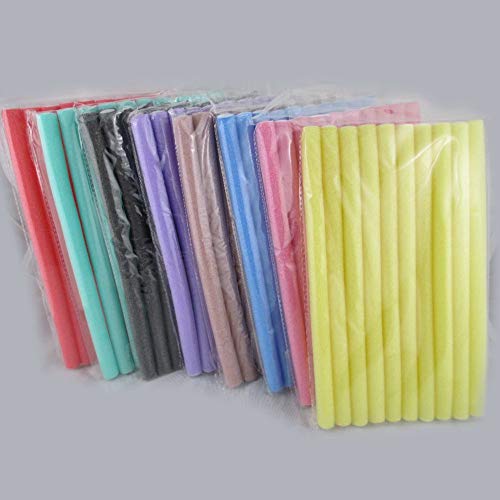 Moligh doll Fast Shipping Wholesale 10pcs Lot Curler Makers Soft Foam Bendy Twist Curls DIY Styling Hair Rollers Tool for Women Accessories