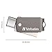 Verbatim Dual USB C Micro Thumb Drive USB 3.0 Flash Drive 32GB for New MacBook,Nokia N1,Google Chromebook Pixel 2015 and other USB-C Enabled Devices(Grey)