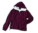Charles River Apparel Women's Front Pocket Classic Pullover - Maroon, Large
