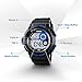 Aposon Mens Digital Sports Watch, Military Army Electronic Watches Running 50M 5 ATM Waterproof Sports LED 7 Colour Wristwatch Water Resistant with Stopwatch