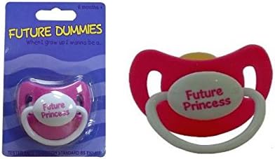 Funny Dummy Dummies Pacifier Novelty Teeth Baby Child Soother Future Princess 6+ Months