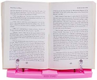 DIABO Bookstand Angle Adjustment Book Holder Portable Reading Stand Document Holder Bookrest Music Document Stand Cookbook Cook Stand
