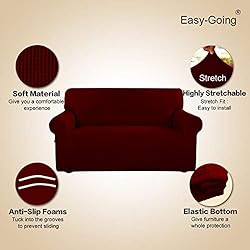 Easy-Going Stretch Oversized Sofa Slipcover 1-Piece