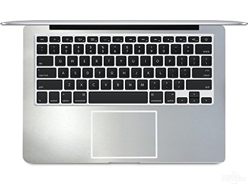2-pack BingoBuy Palm Rest Palmrest vinyl sticker w/ Touchpad Trackpad sticker for 13.3" Apple Macbook pro with retina Model: A1425 or A1502 (matte silver)