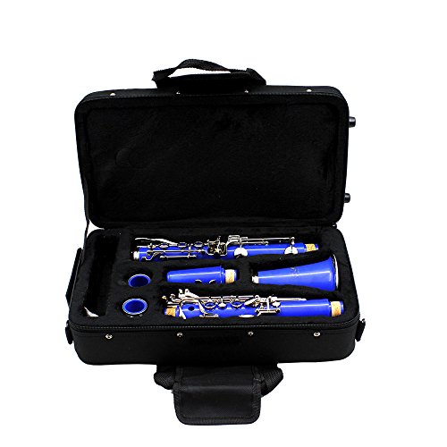 EDTara Clarinet Case Gig Bag Water-resistant Oxford Cloth Box for Clarinet with Adjustable Single Shoulder Strap Pocket Foam Cotton Padded - Thumbnail 4