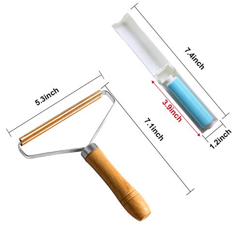 Wood Lint Remover Clothes Sweater Fabric Fuzz Shaver Manual Shaver for