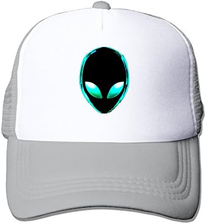 Alienware Head Snapback Baseball Hat Mesh Caps Ash