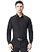 Stylish Casual Slim Fit Basic Designed Button Down Shirts PJ5252-1 M Black