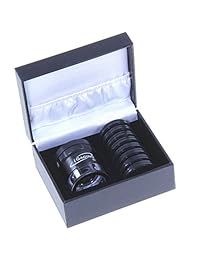 iGaging 36 LED10 9, soporte de lupa de medición, lupa iluminada con 7 ledes, aumento 10X con escala de 9 retículas