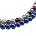 TOAOB 2100pcs 3mm Tiny Glass Pearl Beads Multicolor Round Loose Spacer Beads Kit for DIY Craft Necklaces Bracelets Jewelry Making