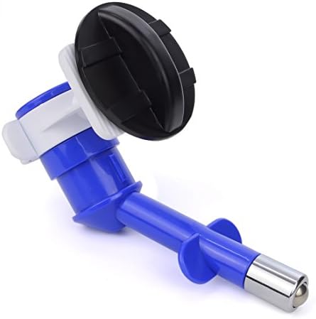 TopEUR Puppy Pet Home Portable Hanging Water Nozzle Bottled Dispenser Automatically Feeding Drinking Fountain Supplier, Blue