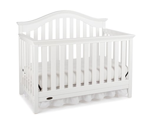 image for Storkcraft Graco Bryson 4-in-1 Convertible Crib, White, Easily Convert