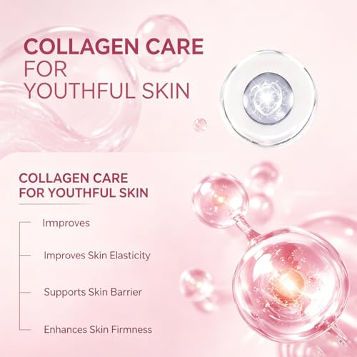 YURI Collagen Mask, Collagen Night Wrapping Mask, Collagen Overnight Glass Skin Peel Off Face Mask, Elasticity & Hydration Care, Restored Balance & Ongoing Renewal, All Skin Types Skincare(2.53 FL.OZ)