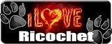 Kitchen I Love Ricochet Coffee Mug... Personalised with Your Pets Name! Book