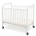 LA Baby The Condo Metal Evacuation Window Crib, White