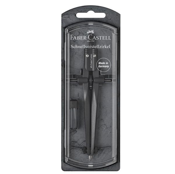 Faber-Castell Compass Black (5 Units)