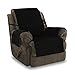 Link Shades Anti-Slip Recliner Armchair Protector | Water Resistant Microsuede Slipcover | Stay-Put Straps | Cover Protects from Dogs & Other Pets (Recliner, up to 23