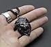 Syhonic Heavy New 316L Stainless Steel Jewelry Boy&Mens Lion Pendant Necklace Black Tone