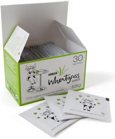 Raw Organic Wheatgrass Powder Packets. 1-month supply at only 73¢ per day.