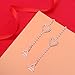 BESTOYARD Rhinestone Bra Straps Crystal Bra Straps Removable Bra Strap Replacement For Bra Tops Dress (Silver)
