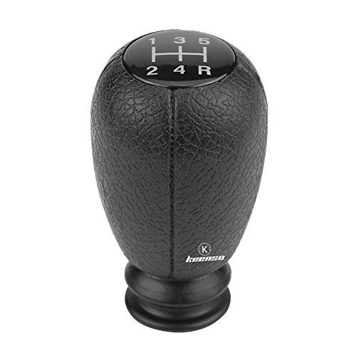 Keenso Car Gear Shift Knob, ABS Plastic 5 Speed Gear Shift Lever Knob Replacement for 207 C2 C3 C4 Gear knob/Shift Accessories Saxo