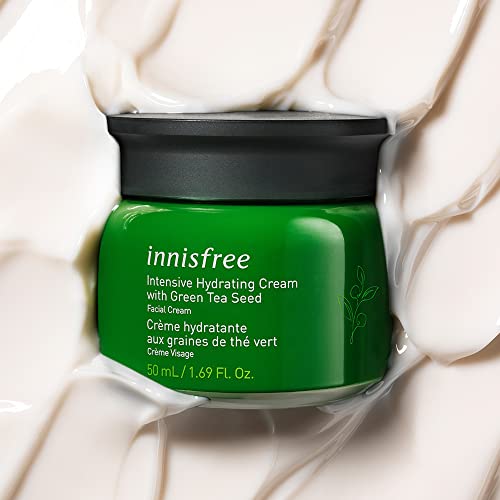 innisfree Green Tea Seed Intensive Hydrating Cream Face Moisturizer, 1.