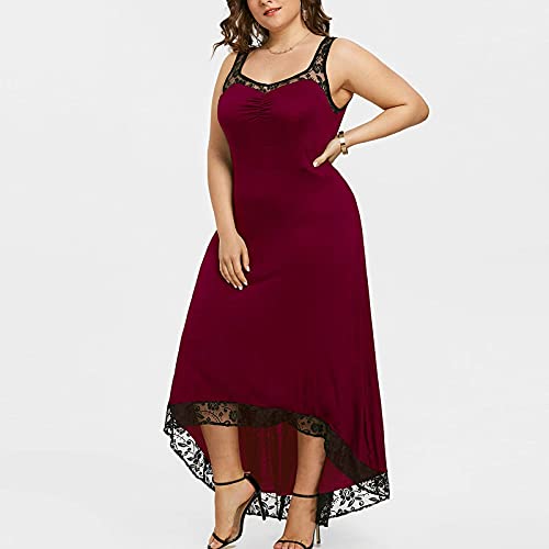 Summer Sexy Lace Long Dresses for Women Fashion Casual Sleeveless
