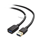 Cable Matters USB to USB Extension Cable (USB 3.0 Extension Cable) in Black 3 Feet for Oculus Rift, HTC Vive, Playstation VR Headset and More